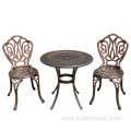 Garden Furniture Outdoor Cast Aluminum Table and Chair